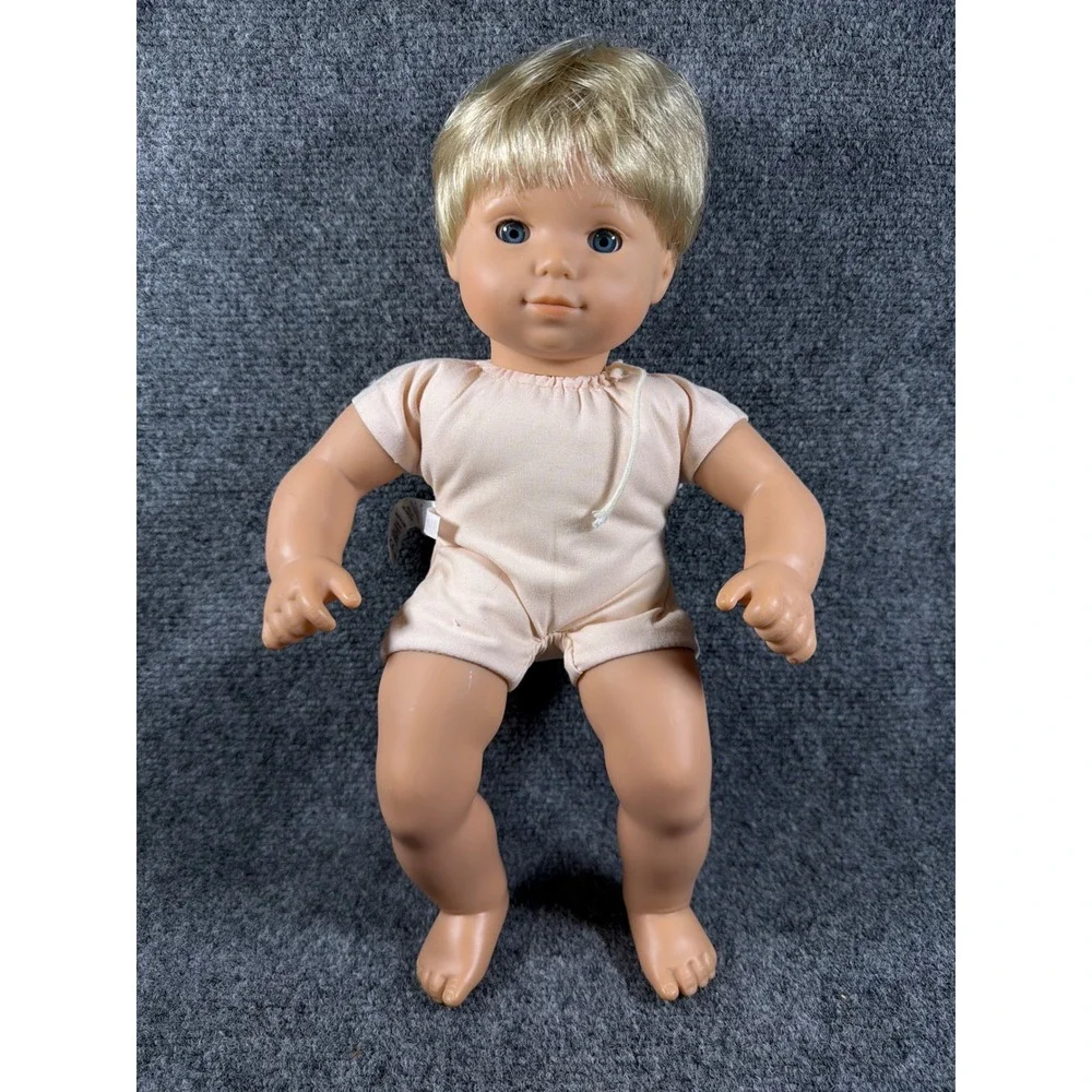 American Girl Bitty Baby Twin Boy Doll Blonde Hair Blue Eyes 15 inch 2013